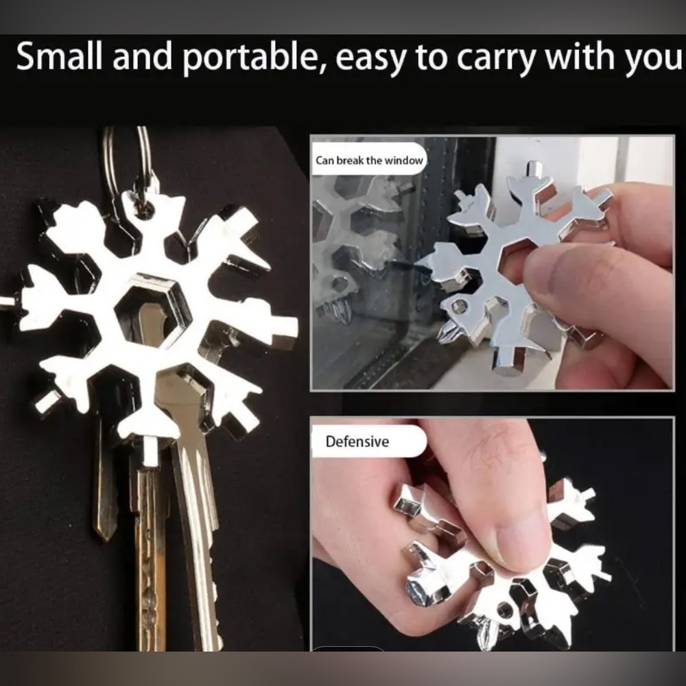 Gold Snowflake Multi-Tool Wrench. - Picture 4 of 5